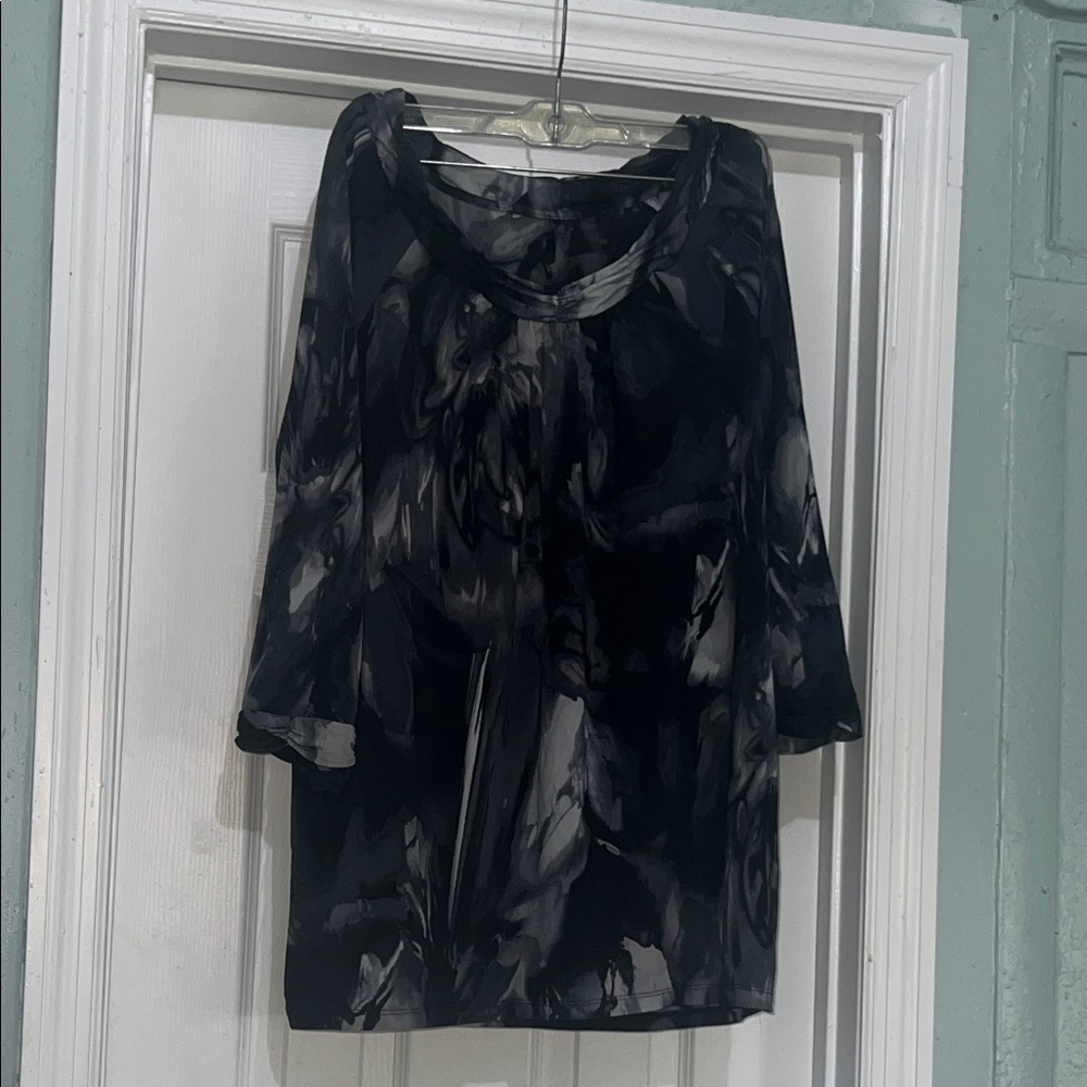 Daisy Fuentes Black and Gray Skirt